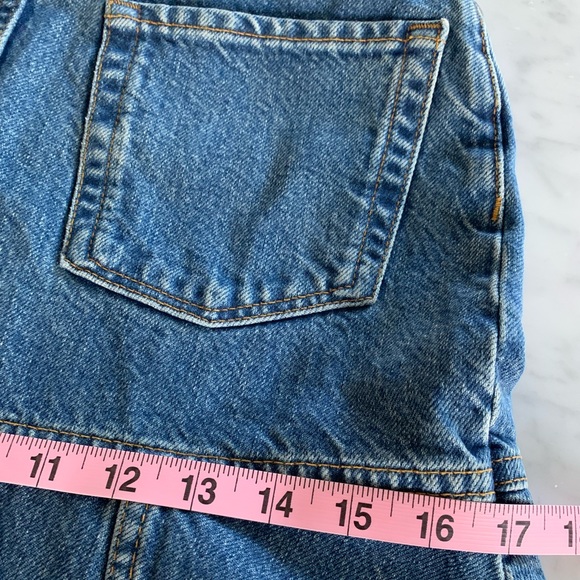 Zara denim skirt with drop waist and flared hem midi length size XS - Picture 8 of 10